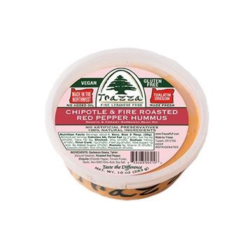 Trazza Chipotle & Fire Roasted Red Pepper Hummus - 9 oz.