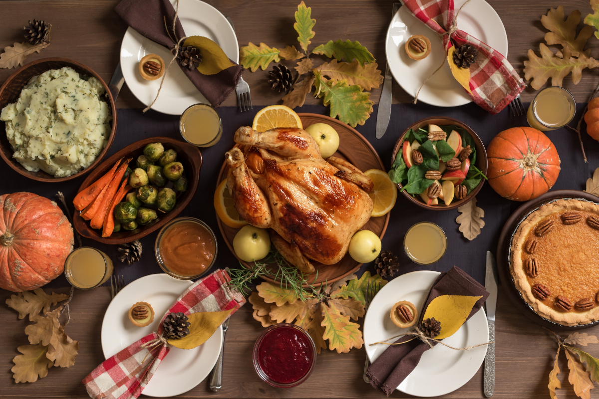 Thanksgiving Dinner Spread