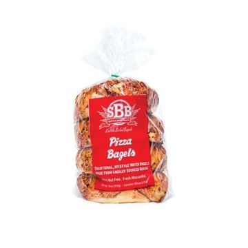 Seattle Bagel Bakery Pizza Bagels - 4 count