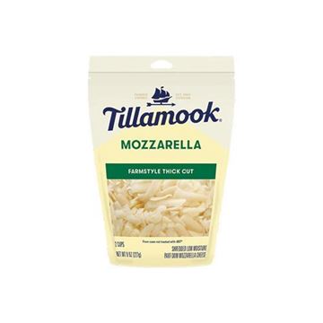 Tillamook Thick Cut Mozzarella Shredded - 8 oz