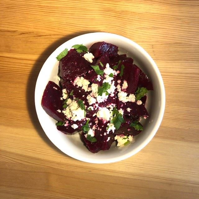 beets with queso fresco