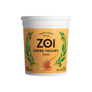 Zoi Honey Greek Yogurt - 32 oz