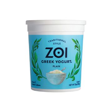 Zoi Plain Greek Yogurt - 32 oz.