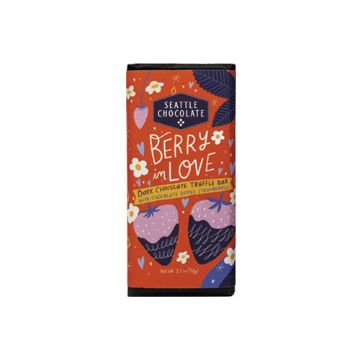 Image of Seattle Chocolate Berry in Love Truffle Bar - 2.5 oz