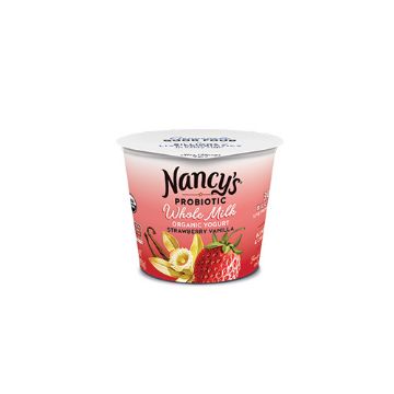 Nancy's Organic Strawberry Vanilla Whole Milk Yogurt - 5.3 oz.