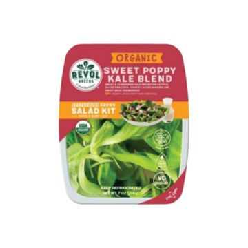 Revol Greens Organic Sweet Poppy Kale Salad Kit – 7.06 oz.