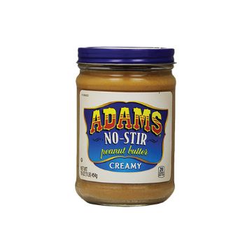 Adams No-stir Creamy Peanut Butter - 16 oz.