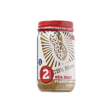 CB's Nuts 2 Ingredient Sea Salted Peanut Butter  - 16 oz