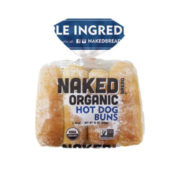 Naked Bread Organic Hot Dog Buns - 8 ct