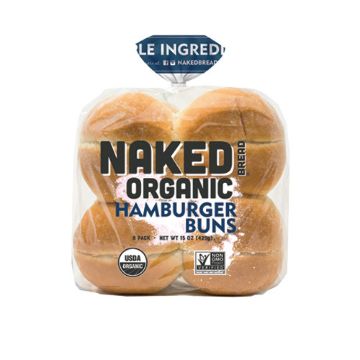 Naked Bread Organic Burger Buns - 8 ct