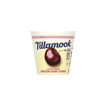Tillamook Oregon Dark Cherry Low Fat Yogurt - 6 oz.