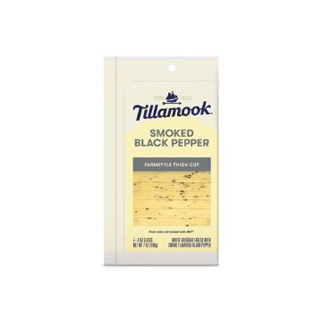 Tillamook Smoked Black Pepper Cheese Slices - 7 oz.