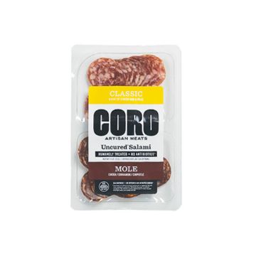 Coro Artisan Meats Mole & Classic Salami Sliced Pack – 2 oz.