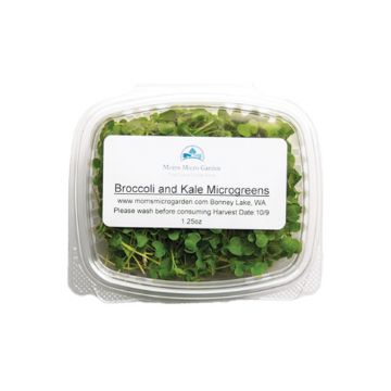Moms Micro Garden Broccoli and Kale Microgreens – 1.25 oz. 