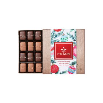 Fran’s Gray & Smoked Salt Caramels - 20 count