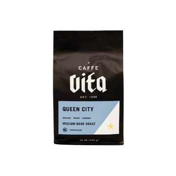 Caffe Vita Queen City Whole Bean Coffee - 12 oz
