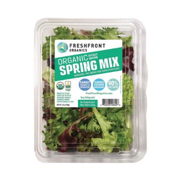 Freshfront Organics Spring Mix- 4.5 oz