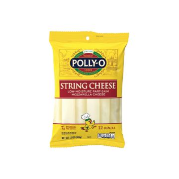Polly-O Part Skim String Cheese Mozzarella - 12 count