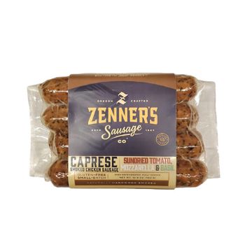 Zenner's Caprese smoked chicken sausage - 12 oz