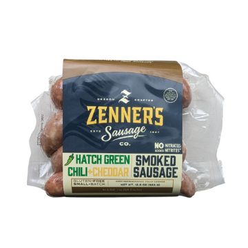 Zenner's Hatch Green Chili & Cheddar Sausage 12 oz