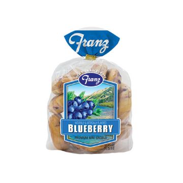 Franz Blueberry Mini Bagels - 12 ct