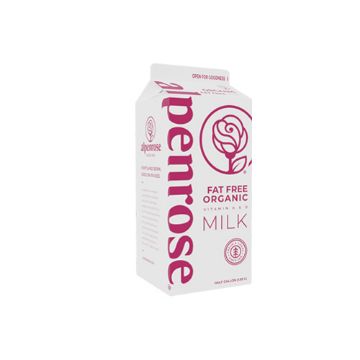 Alpenrose Organic Fat Free Milk - Half Gallon