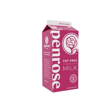 Alpenrose Fat Free Milk - Half Gallon