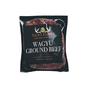 Nicky Farms Wagyu Ground Beef – 1 lb