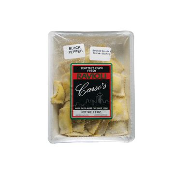 Carso's Pasta Co. Smoked Gouda Chicken Ravioli - 12 Oz