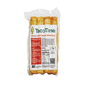 Taco Time Crisp Bean Burrito - 4 count