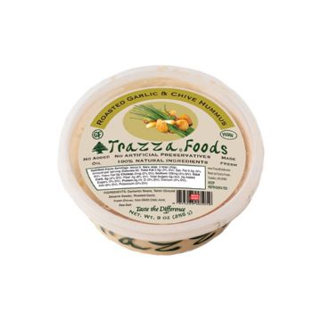 Trazza Oven Roasted Garlic & Chives Hummus - 9 oz