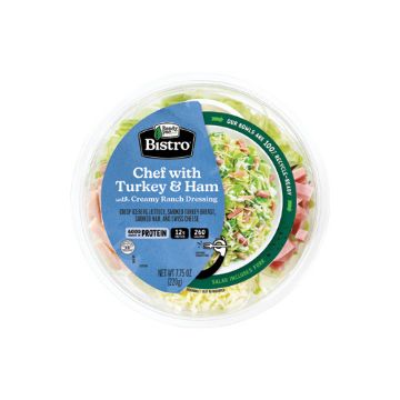Ready Pac Bistro Turkey & Ham Chef Salad - 7.25 oz