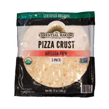 Essential Baking Organic Thin Pizza Crust - 2 count