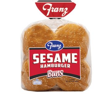 Franz Sesame Hamburger Buns - 8 count