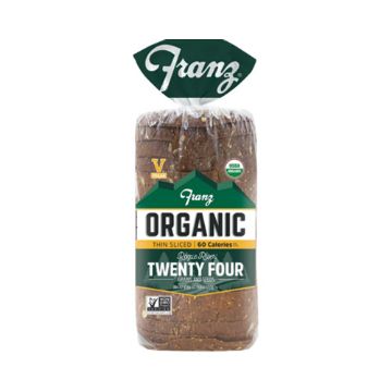 Franz Organic Thin Sliced Rogue River 24 Grain Bread - 20 oz