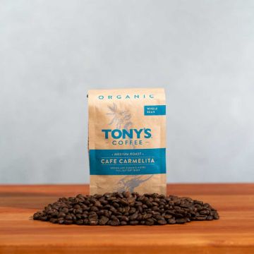 Tony’s Organic Cafe Carmelita Whole Bean Coffee - 12 oz