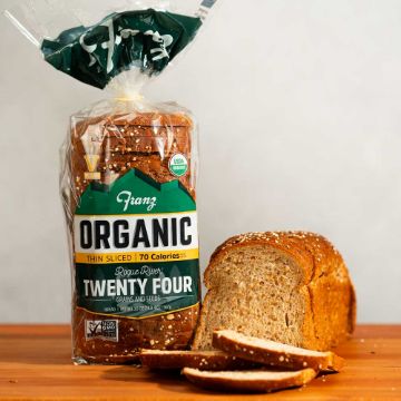 Franz Organic Thin Sliced Rogue River 24 Grain Bread - 20 oz