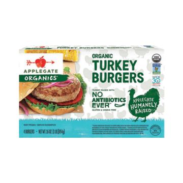 Applegate Naturals Organic Turkey Burgers - 16 oz