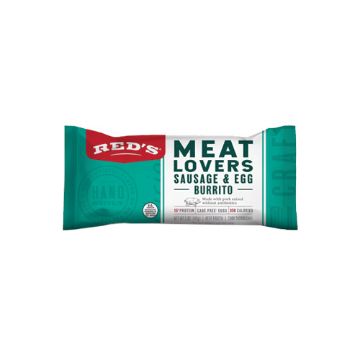 Red's Meat Lovers Sausage & Bacon Breakfast Burrito - 5 oz