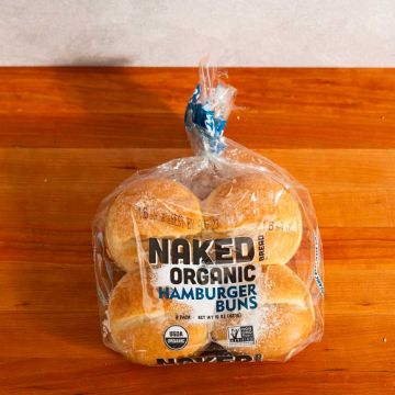 Naked Bread Organic Burger Buns - 8 count