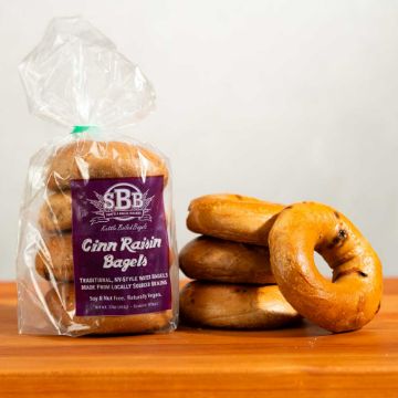 Seattle Bagel Bakery Cinnamon Raisin Bagels - 4 count