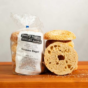 Henry Higgins Sesame Seed Bagels - 4 count