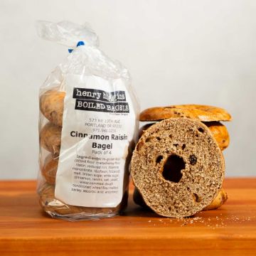 Henry Higgins Cinnamon Raisin Bagels - 4 count