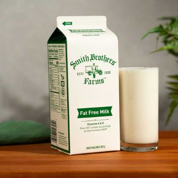 Smith Brothers Farms Fat Free Milk - half gallon