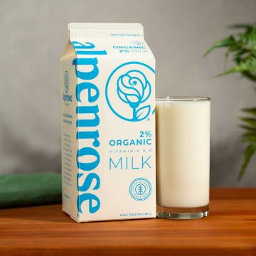 Alpenrose Organic 2% Milk - half gallon