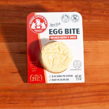 Three Little Pigs Bacon & Swiss Egg Bite - 2.5 oz