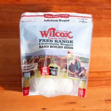 Wilcox Free Range Hard-Boiled Eggs - 6 count