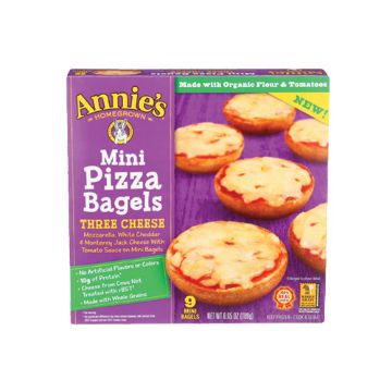 Annie's Cheese Mini Pizza Bagels - 9 count