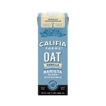 Califia Barista Blend Vanilla Oat Milk - 32 fl oz