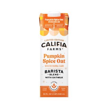 Califia Barista Blend Pumpkin Spice Oat Milk - 32 fl oz